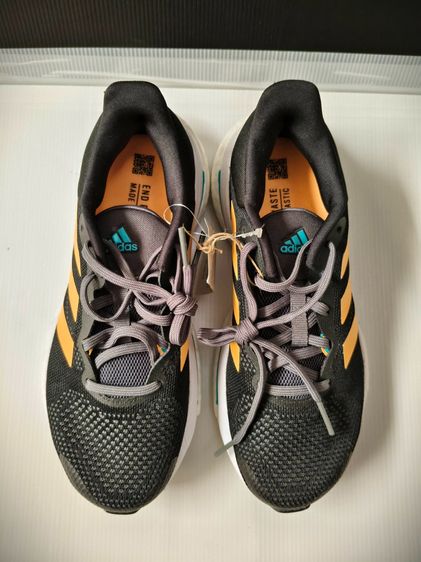รองเท้าวิ่งผู้ชาย Adidas Solar Glide 5 สีดำขาวลายแทบส้ม รุ่น GX5469 สภาพใหม่  รูปที่ 7