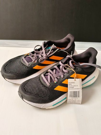 อื่นๆ อื่นๆ รองเท้าวิ่งผู้ชาย Adidas Solar Glide 5 สีดำขาวลายแทบส้ม รุ่น GX5469 สภาพใหม่ 