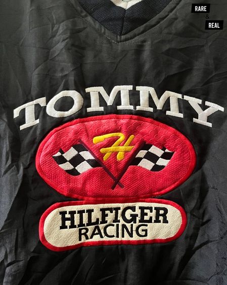 🏁 Rare Vintage Tommy Hilfiger Racing Pullover Jacket 🏁 รูปที่ 4