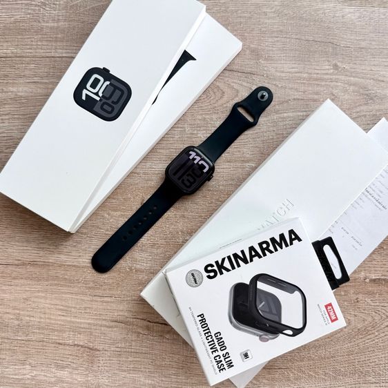 Apple Watch Series 10 gps 42mm แบต 100 ประกัน พค.69 สวยสภาพดี ครบยกกล่อง แถมเคส Skinarma รูปที่ 2