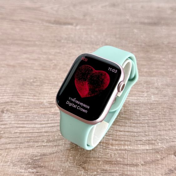 Apple Watch Series 9 gps 45mm แบต 96 สภาพเดิมๆ มีรอยบ้างเล็กน้อย ใช้งานปกติทุกอย่าง ราคาเบาๆ รูปที่ 6