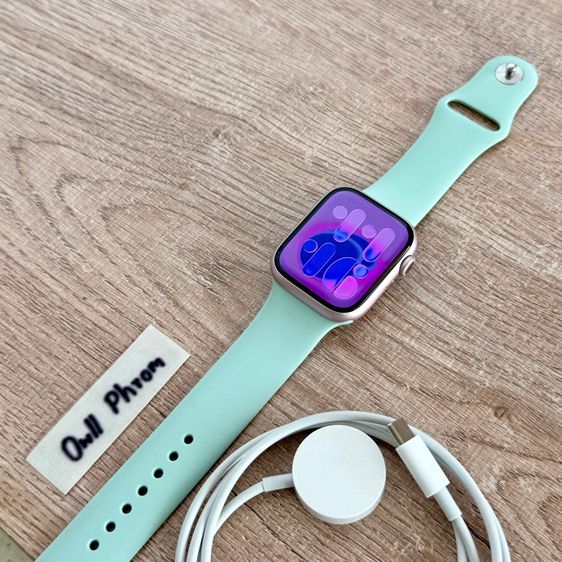 Apple Watch Series 9 gps 45mm แบต 96 สภาพเดิมๆ มีรอยบ้างเล็กน้อย ใช้งานปกติทุกอย่าง ราคาเบาๆ รูปที่ 12