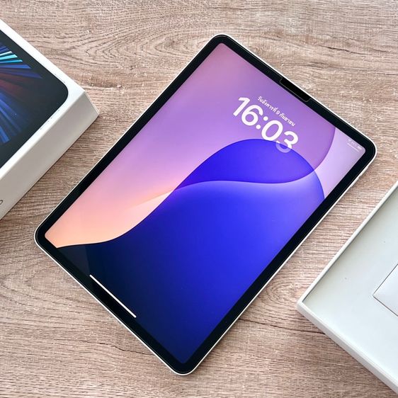 iPad Pro M1 11 inch wifi 128 แบต 91 เครื่องแรงๆ สวยเดิมๆ ใช้งานถนอม อุปกรณ์ครบกล่อง รูปที่ 2
