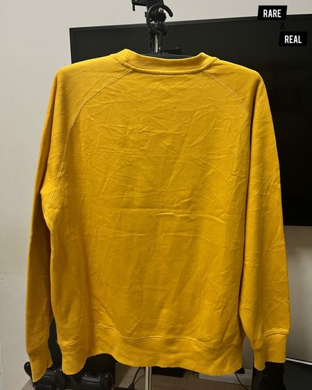 👕 เสื้อ Sweatshirt DC SHOE CO. สีเหลืองมัสตาร์ด 💥 (Raglan Sleeve) รูปที่ 6