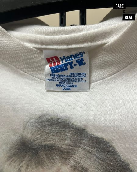 👕 เสื้อยืดวินเทจพิมพ์ลายผู้หญิง (Hanes BEEFY-Y) Made in U.S.A. 🇺🇸 รูปที่ 2