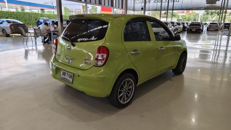 Nissan March 2012 1.2 E Sedan เบนซิน ไม่ติดแก๊ส เกียร์อัตโนมัติ เขียว รูปที่ 4