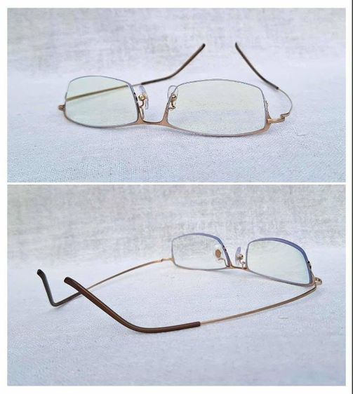 แว่นสายตาอเมริกันแคลิฟอร์เนียนสายพันธุ์ซาบาเอะ ZEROGRA กรอบเบต้าไทเทเนียมสีทอง เลนส์บลูโพรเทค มัลติโค้ท ค่าสายตายาว 250 ...Authentic ZEROGRA Handcrafted in Sabae, Japan รูปที่ 13