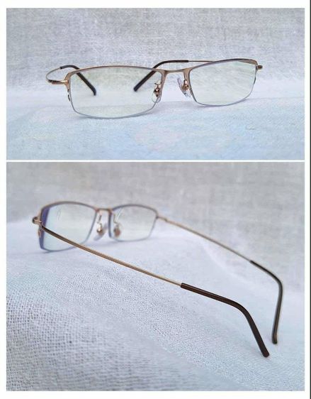 แว่นสายตาอเมริกันแคลิฟอร์เนียนสายพันธุ์ซาบาเอะ ZEROGRA กรอบเบต้าไทเทเนียมสีทอง เลนส์บลูโพรเทค มัลติโค้ท ค่าสายตายาว 250 ...Authentic ZEROGRA Handcrafted in Sabae, Japan รูปที่ 12