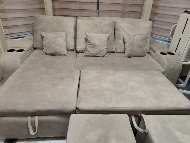 ลดราคาพิเศษ....โซฟาผ้านอกอย่างดี ปรับได้หลายรูปแบบ ราคาซื้อมากว่า 50000 บาท รูปที่ 5