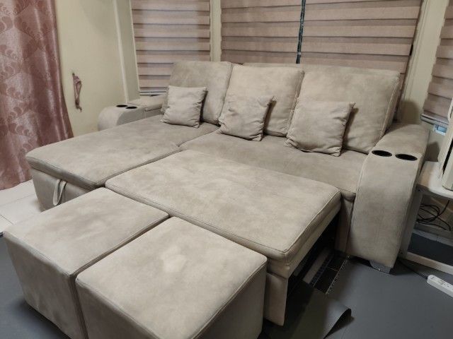 ลดราคาพิเศษ....โซฟาผ้านอกอย่างดี ปรับได้หลายรูปแบบ ราคาซื้อมากว่า 50000 บาท รูปที่ 3