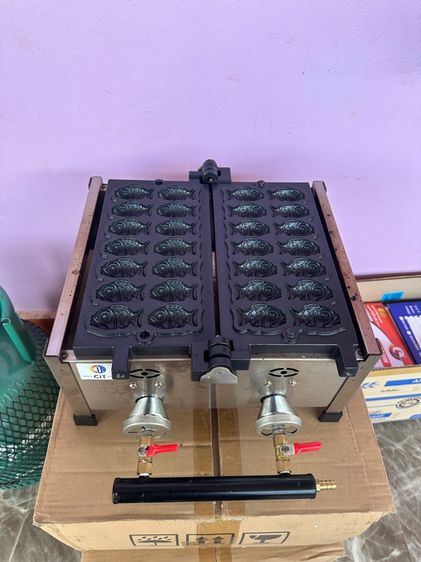 เตาขนมปลาไทยากิตัวเล็ก 14ตัว ระบบแก๊ส  รูปที่ 3