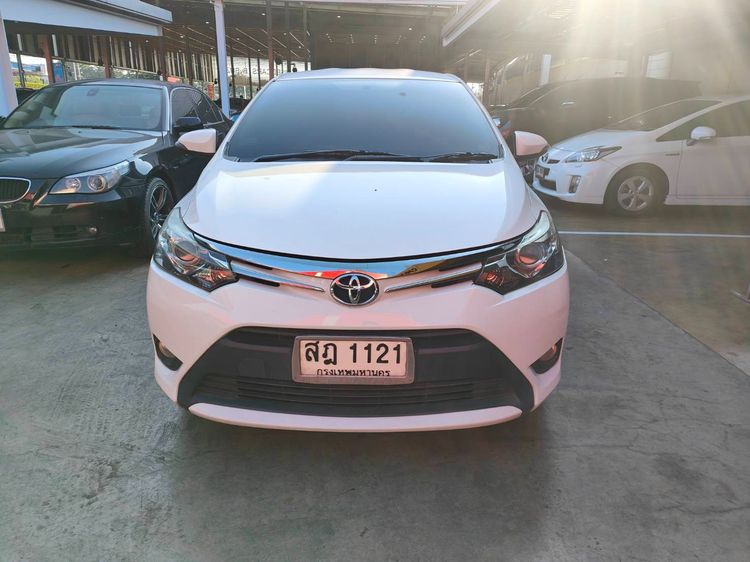 Toyota Vios 2013 1.5 S Sedan เบนซิน ไม่ติดแก๊ส เกียร์อัตโนมัติ ขาว รูปที่ 2