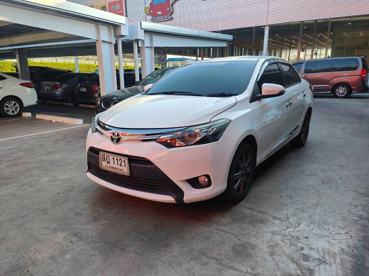 Toyota Vios 2013 1.5 S Sedan เบนซิน ไม่ติดแก๊ส เกียร์อัตโนมัติ ขาว รูปที่ 3