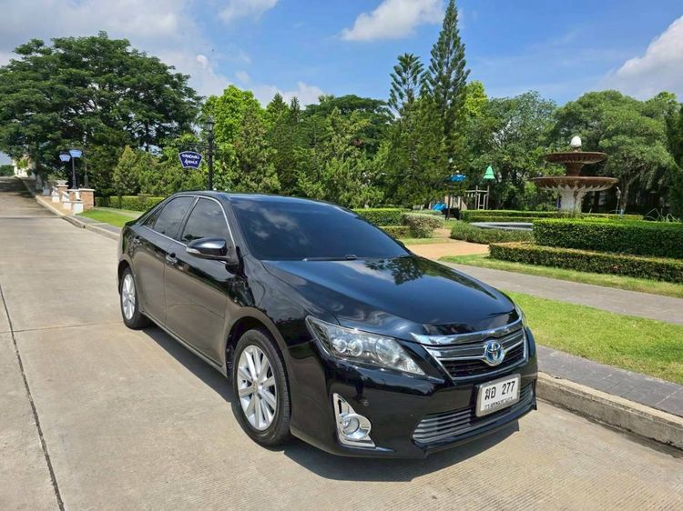 Toyota Camry 2012 2.5 Hybrid Sedan ไฮบริด ไม่ติดแก๊ส เกียร์อัตโนมัติ ดำ