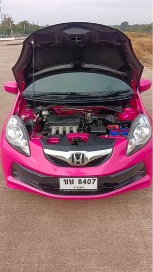 Honda Brio 2012 1.2 S Sedan เบนซิน เกียร์อัตโนมัติ ชมพู รูปที่ 2