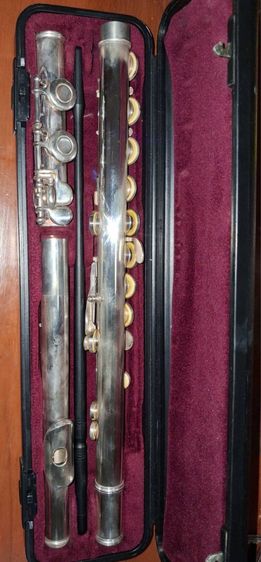 flute yamaha YFL- 221s  มือ2 สภาพใหม่ เพิ่งเปลี่ยนนวม และจูนเสียงมา รูปที่ 3