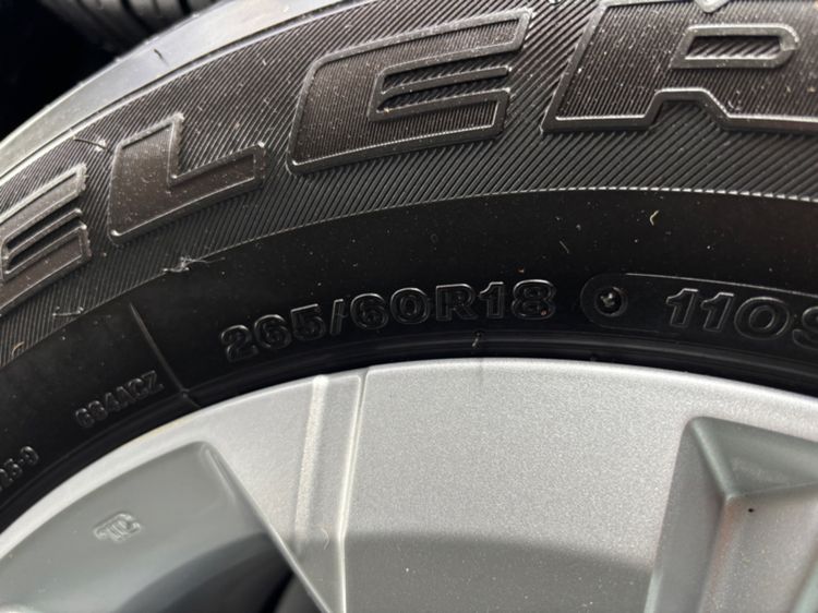 ล้อ isuzu 2.2 maxforce Bridgestone Dueler H-T 684 ll 265-60-18 y3725 (ป้ายแดง) รูปที่ 2