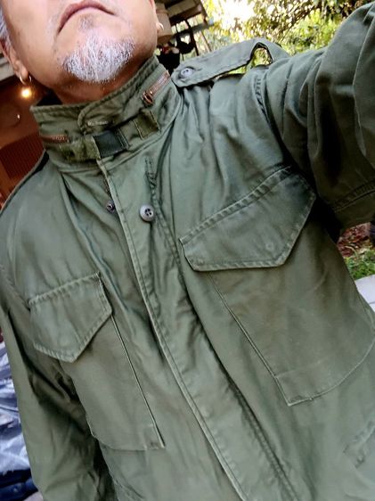 เสื้อวินเทจ M-65 field jacket medium Regular  รูปที่ 3