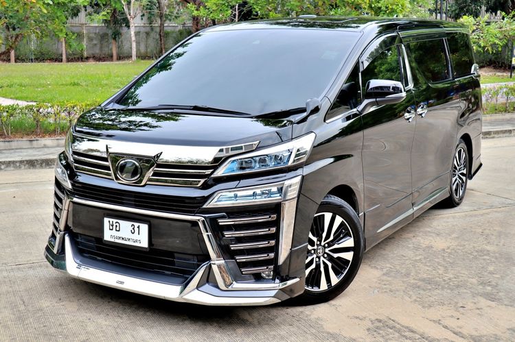 Toyota Vellfire 2019 2.5 Z G Edition Utility-car เบนซิน ไม่ติดแก๊ส เกียร์อัตโนมัติ ดำ