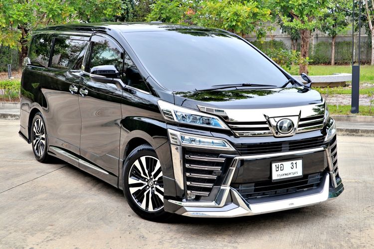 Toyota Vellfire 2019 2.5 Z G Edition Utility-car เบนซิน ไม่ติดแก๊ส เกียร์อัตโนมัติ ดำ รูปที่ 2