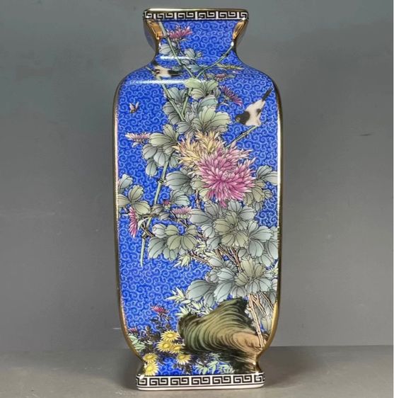 ✨แจกันหกเหลี่ยม”ลงเคลือบหลากหลายลาย รูปที่ 12