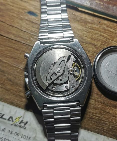 ขายแล้วครัย SEIKO Sport Speed-timer 6139-8020 AUTO CHRONOGRAPH JAPAN 1970 หน้าเดิมเขียวเรสซิ่ง  จับเวลาวงเดียว เครื่องเดินปรกติ เซ็ตตรง รูปที่ 4