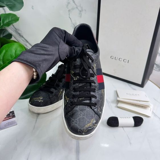 Gucci Ace GG Supreme Tigers Sneaker Size 8.5 รูปที่ 6