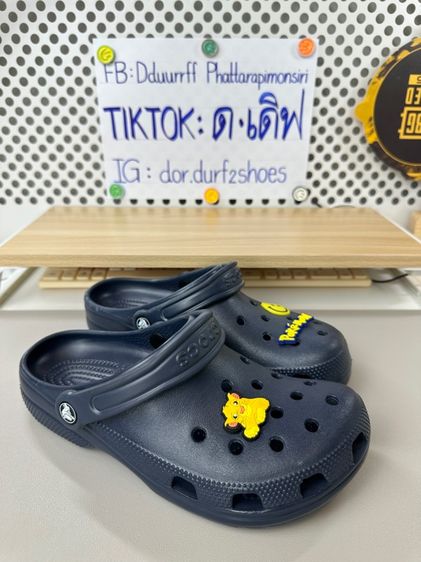 Crocs classic กรม ฟรี จิ๊บบิทซ์ m7 w9  รูปที่ 2