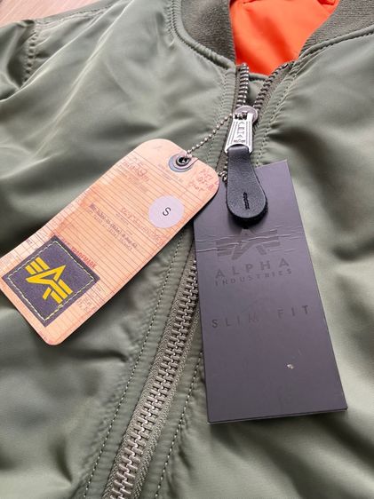 เสื้อ ALPHA MA-1 SLIM-FIT (VF59) ของแท้ 💯 รูปที่ 7