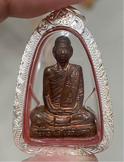 รูปเหมือนปั๊ม รุ่นมณฑป เนื้อทองแดง หลวงพ่อโอด (พระครูนิสัยจริยคุณ) วัดจันเสน