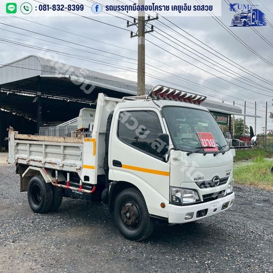 HINO หกล้อดั้ม 3คิว 150แรงปี 64 รูปที่ 3