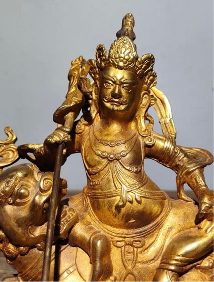 ✨ท้าวกุเวร (ท้าวเวสสุวรรณ)​ ศิลปะธิเบต  รูปที่ 2