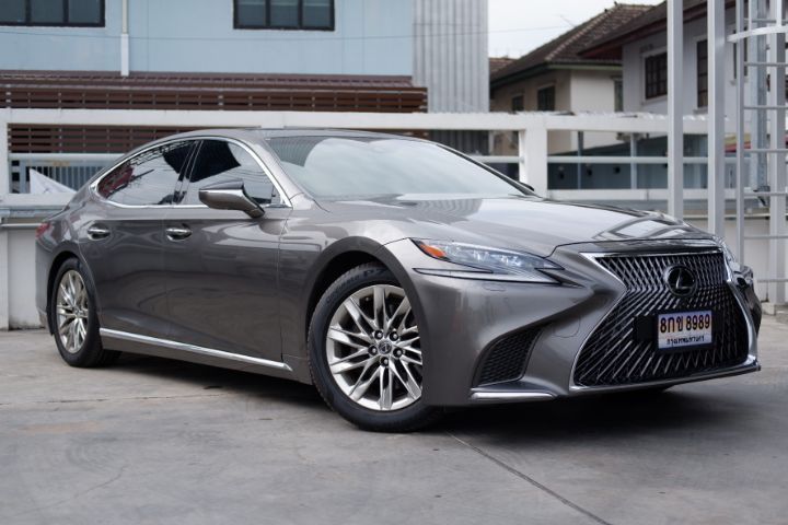 Lexus LS350 2019 Luxury Sedan เบนซิน ไม่ติดแก๊ส เกียร์อัตโนมัติ เทา รูปที่ 3