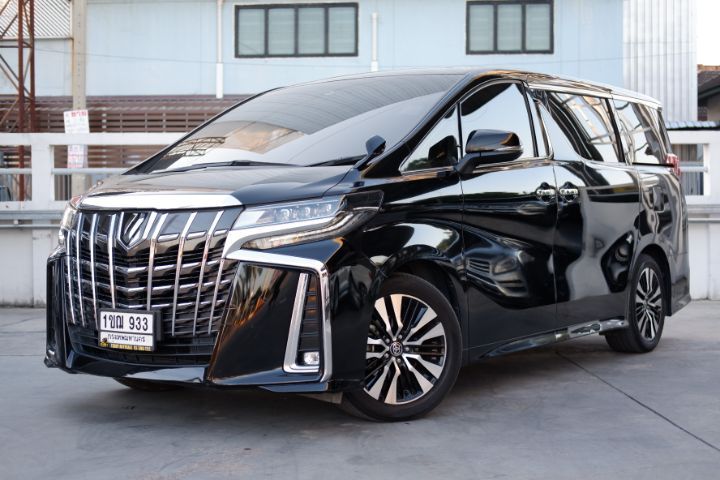 Toyota Alphard 2021 2.5 S C-Package Van เบนซิน ไม่ติดแก๊ส เกียร์อัตโนมัติ ดำ รูปที่ 3