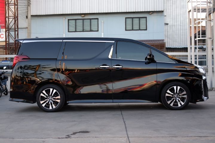 Toyota Alphard 2021 2.5 S C-Package Van เบนซิน ไม่ติดแก๊ส เกียร์อัตโนมัติ ดำ รูปที่ 4