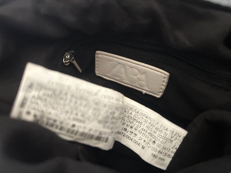 กระเป๋าสะพายนุ่มนิ่ม ZARA แท้ 💯 รูปที่ 4