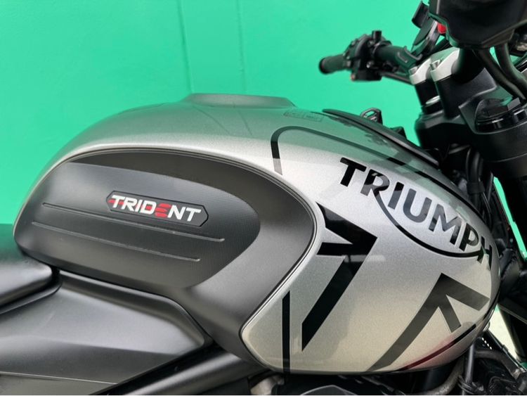 Triumph Trident 660 ปี21 สีเทาแดง รูปที่ 4