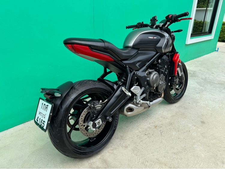 Triumph Trident 660 ปี21 สีเทาแดง รูปที่ 3