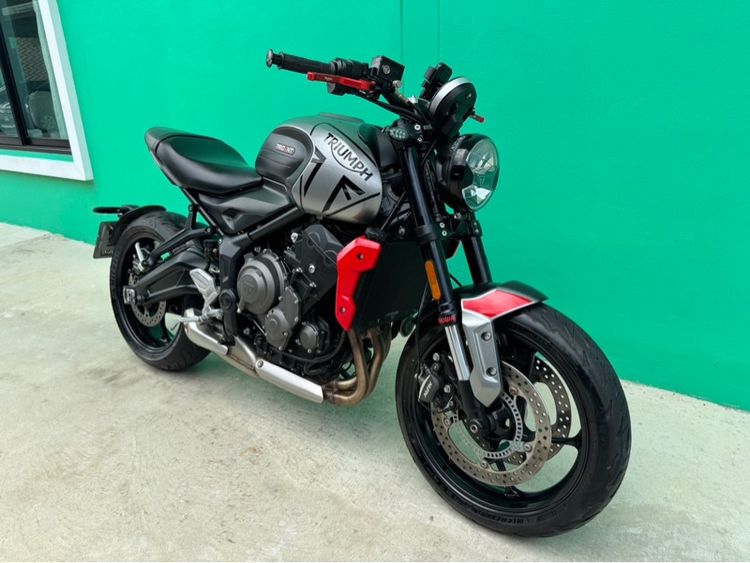 Triumph Trident 660 ปี21 สีเทาแดง รูปที่ 2