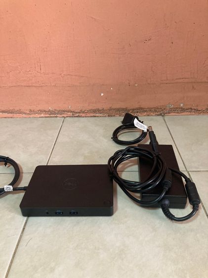Dell K17A001 - WD15 Docking Station K17 K17A Thunderbolt USB-C 4K พร้อม Adapter DELL