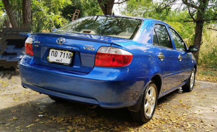 Toyota Vios 2005 1.5 E Sedan เบนซิน ไม่ติดแก๊ส เกียร์อัตโนมัติ ฟ้า รูปที่ 2