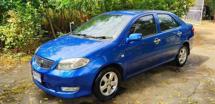 Toyota Vios 2005 1.5 E Sedan เบนซิน ไม่ติดแก๊ส เกียร์อัตโนมัติ ฟ้า รูปที่ 4