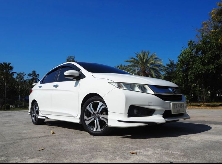 Honda City 2014 1.4 Exi Sedan เบนซิน เกียร์อัตโนมัติ ขาว รูปที่ 2