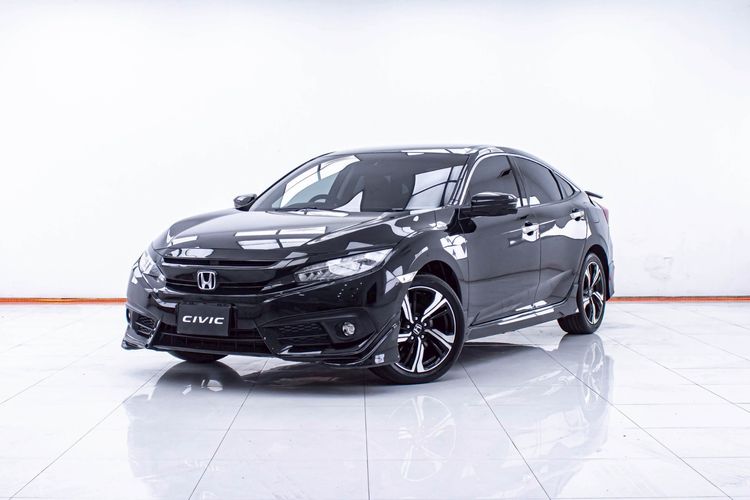 Honda Civic 2017 1.5 Turbo RS Sedan เบนซิน ไม่ติดแก๊ส เกียร์อัตโนมัติ ดำ