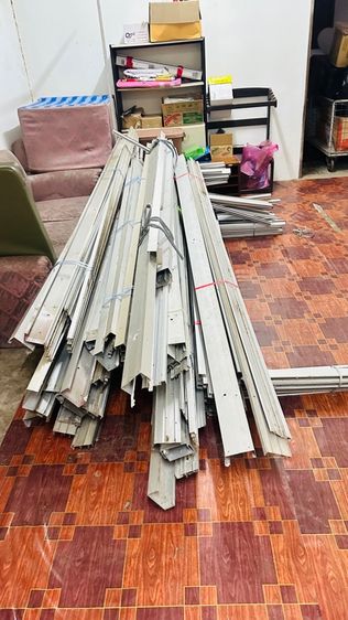 ชุดกรอบบานเลื่อนประตูอลูมิเนียม (ไม่มีกระจก) รูปที่ 5