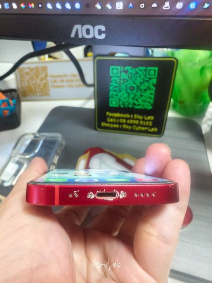 แลก-ขาย iPhone 13 mini 128g สีแดง สภาพดี สแกนหน้า-ทรูโทนปกติ ไม่ติด iCloud ผ่าน Shopee ได้ รูปที่ 8