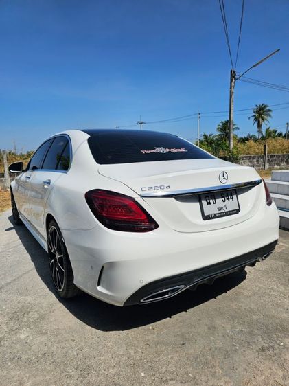 Mercedes-Benz C-Class 2021 C220 Sedan ดีเซล เกียร์อัตโนมัติ ขาว รูปที่ 4