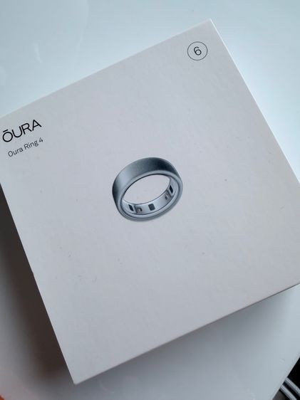  New in box Oura ring gen 4 silver size 6  +1 year membership