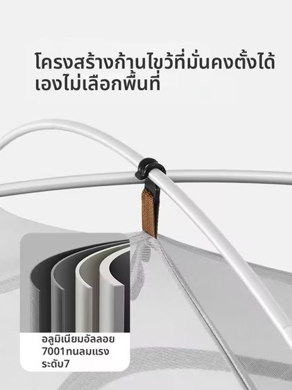 เต้นท์มือ1 Naturehike แท้  3คน เสาอลูมิเนียม  กางได้2แบบ เป็นมุ้ง เป็นเต้นท์ รูปที่ 10