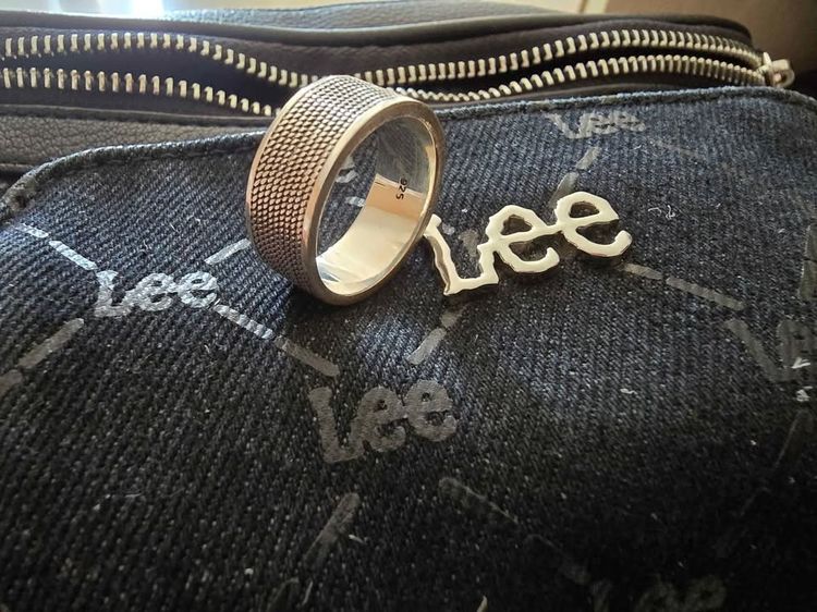  แหวนเงินแท้ ลายตาข่าย  ตอก 925